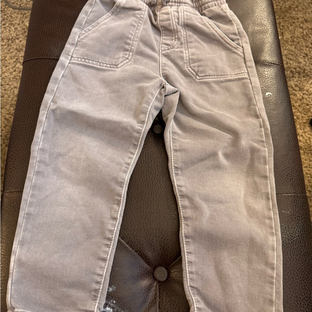 Zara Gray Jeans Relaxed Fit Denim